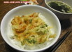 ちくわと桜えびと三つ葉かき揚げ丼