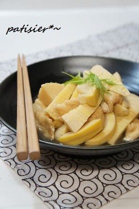 たけのこと油揚の煮もの