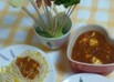 パーティに簡単★パスタソースフォンデュ