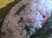 梅、大葉、ゆかりのおにぎり