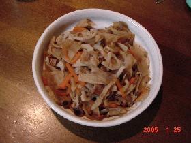 しみじみ・・豚肉と干し大根のうま煮