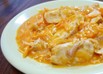 鶏胸肉のイタリアン野菜ジュースソース煮