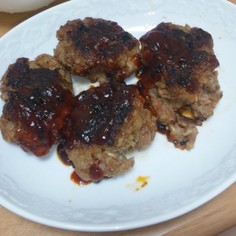 最小限のハンバーグ