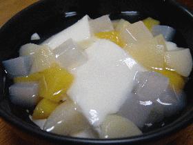 プルプル☆豆乳杏仁豆腐