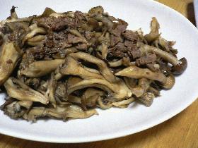 ＊きのこと牛肉の和風いため＊