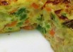 チーズも入った野菜たくさんオムレツ