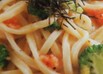 明太子カルボ風うどん