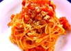 トマトとベーコンの冷製パスタ