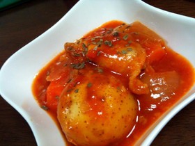ケンタッキーでトマト煮込み