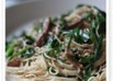 さんま蒲焼缶でそうめんチャンプルー