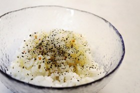 かけるだけ(笑)クレイジーソルトごはん♥