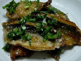 アジの香り揚げ