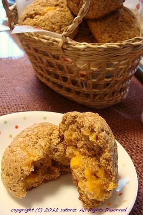 週末のブランチに最適☆Wチーズスコーン