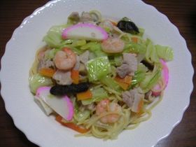 ちゃんぽんスパゲッティ