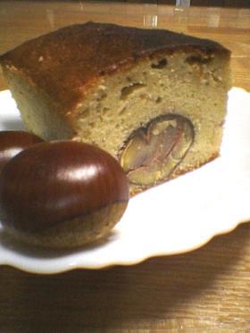 栗のパウンドケーキ