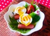 しましま薄焼き卵deかたつむり☆キャラ弁