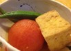 トマトとオクラの冷たいさっぱり煮物