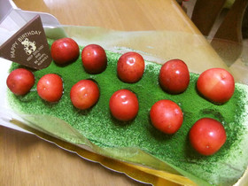 和の抹茶ロールケーキ♪