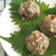 ジューシー蒸し団子梅しそ風味♪
