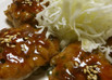 照り焼き☆手抜きの豚こまハンバーグ