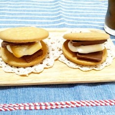 *マシュマロさんどビスケット* *マシュマロさんどビスケット*