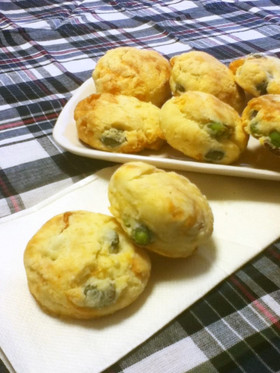 ∞枝豆とチーズのスコーン∞