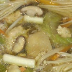 鶏だんご☆醤油味鍋☆ 鶏だんご☆醤油味鍋☆