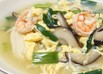 ◆海老とニラのふわふわたまごにゅうめん◆