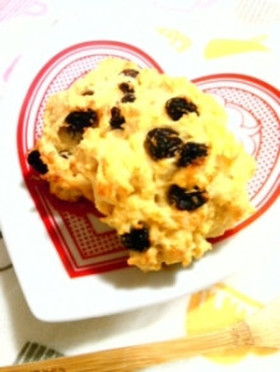 おからレーズンのカントリー風スコーン★ミ
