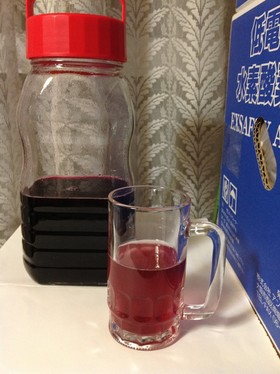 ブルーベリーの酵素ジュース