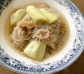 冷たいナスとこんにゃくも、夏は美味しい♬