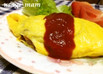 我が家の★簡単に包める★挽肉オムレツ