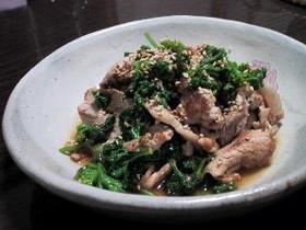 豚肉のパセリ炒め