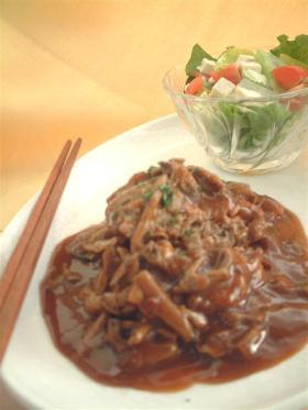 やわらか~い☆煮込み豆腐ハンバーグ