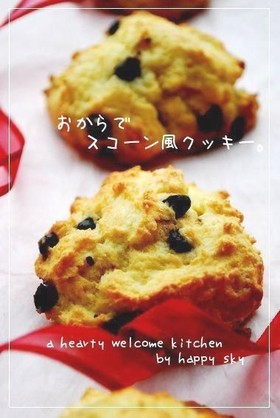 九陽　おからでスコーン風クッキー。