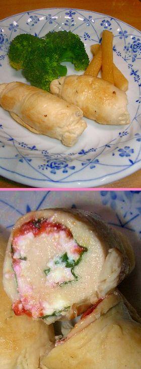 すごくおいしいダイエット！ささみの梅しそロール酒蒸し
