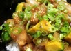 *鶏とアボカドのピリ辛照り焼き丼*