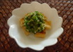 簡単！焼いただけの油揚げのオクラのせ