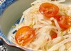 もやしとプチトマトの和え物
