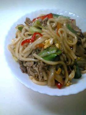 バター醤油な焼きうどん