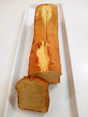 塩麹で米粉パウンドケーキ