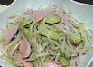 ズッキーニともやし炒め