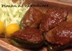 甘辛～なピーマンの肉詰め♬