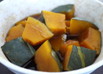 レンジにお任せでも本格的　かぼちゃの煮物
