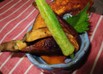 夏野菜のバルサミコしょう油炒め