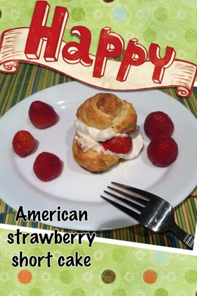 アメリカンストロベリーショートケーキ
