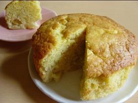 共立て★りんごとバナナのふんわりしっとりケーキ