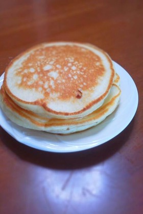 しっとりもっちり♪ホットケーキ