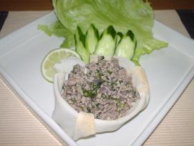 ラープムウ・タイ風豚ひき肉サラダ