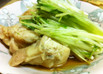 鶏肉と水菜の炊き合わせ